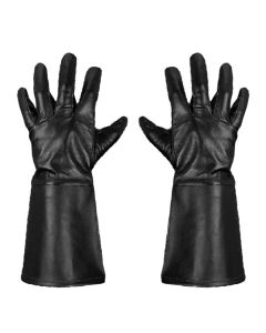 Leather Gauntlets/Gloves - Black