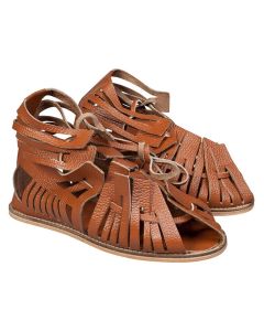 LAST CHANCE - Roman Caligae Sandals - Brown