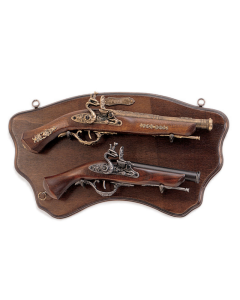 Display Plaque With 2 Pistols