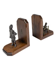 Knight and Cannon Bookends