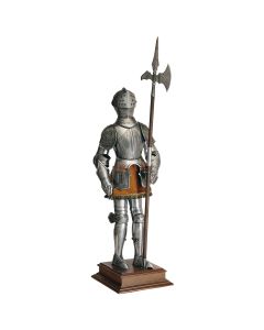 Miniature Spanish Suit of Armour with Halberd