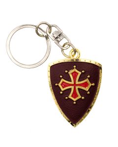 Cathars Shield Keyring