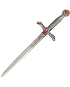 Crusader Sword Letter Opener - Silver