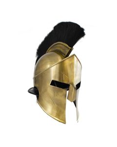 Greek Spartan Helmet With Plume