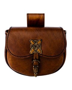 Celtic Leather Belt Pouch (Bag)