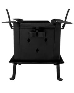 Medieval Square Fire Pit & Grill 