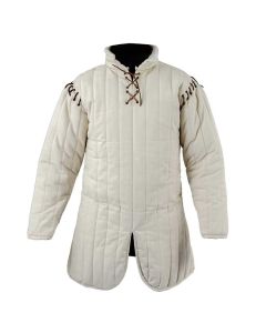 Laced Gambeson - Natural