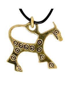 Bronze Novgorod Horse Pendant