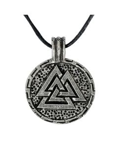 Round Valknut Pendant