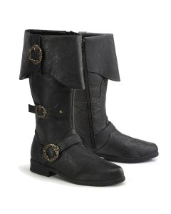 Pirate Captain Boots - Black