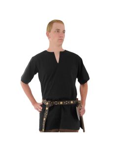 Half Sleeve Medieval Tunic - Black