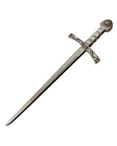 Richard the Lionheart Letter Opener - Silver Plated 