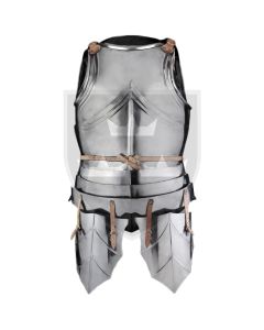 15th Century German Back and Breastplates (Cuirass) with Tassets - 18 gauge