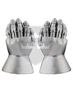 14th Century Hourglass Gauntlets - 18 gauge