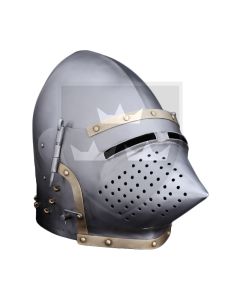Churburg Pigface Bascinet - 14 gauge