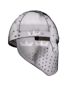 Crusader Transitional Spangenhelm - 14 gauge