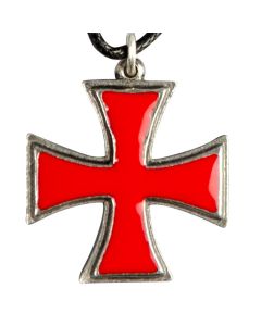 Knights Templar Pendant - Red Cross