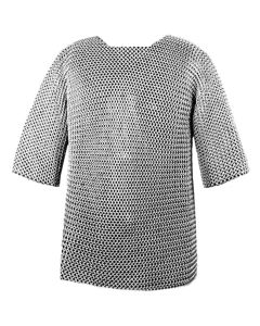 Chainmail Haubergeon - Dome Riveted - 40" Chest