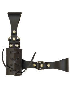 Twin Loop Rapier Frog - Black