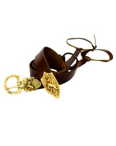Order of the Stag Sword Belt - Antique Brass