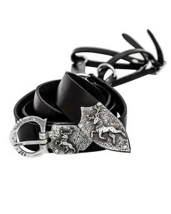 Order of the Stag Sword Belt - Antique Silver 