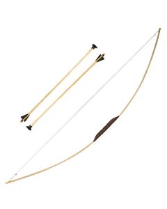 Kid’s Wooden Bow & Arrow Set – Leather Grip