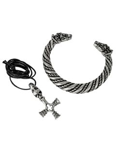 Dragon Hammer Pendant and Horse Bracelet