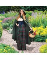Green Crossover Hooded Cloak