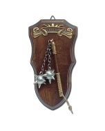 Miniature Flail on Display Plaque