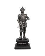 Miniature Pewter Knight with Crossbow