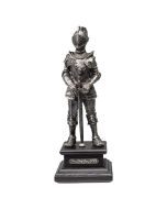 Miniature Pewter Knight with Sword