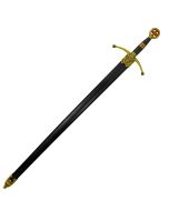 Crusader Sword (Brass Hilt) with Scabbard