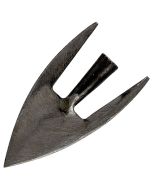 Barbed Blackened Broadhead Arrowhead