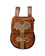 Viking Leather Belt Pouch (Bag)	