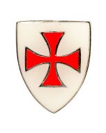 Knights Templar Shield Brooch