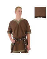 Viking Tunic Half Sleeve - Brown