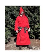 Medieval Hooded Cloak - Red