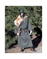 Medieval Hooded Cloak - Green