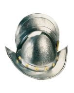 Spanish Etched Morion Helmet - Gold