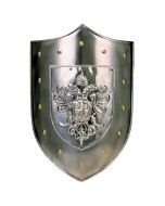 Silver Double-Headed Eagle Shield