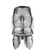 15th Century German Back and Breastplates (Cuirass) with Tassets - 18 gauge