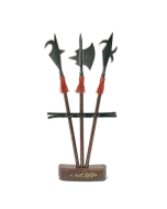 Miniature Halberds With Stand - Set of 3