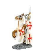 Templar Knight on Horseback Figurine