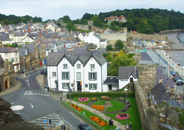 Photo of the trade showroom at The Knight Shop opposite Conwy Castle